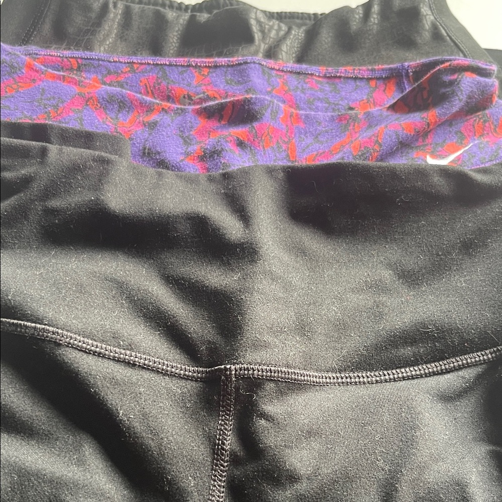 RBX Black Leggings, Nike Dri fit & Champion